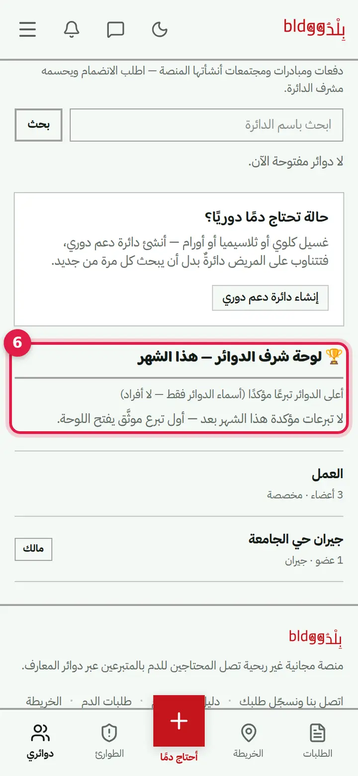 الخطوة 6: لوحة شرف الدوائر